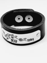 Load image into Gallery viewer, Leather Statement Cuff - BEE-YOU-TIFUL