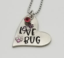 Load image into Gallery viewer, Small Heart Necklace - Love Bug
