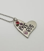 Load image into Gallery viewer, Small Heart Necklace - Love Bug
