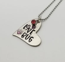 Load image into Gallery viewer, Small Heart Necklace - Love Bug