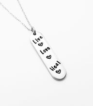 Load image into Gallery viewer, Live Love Heal Necklace