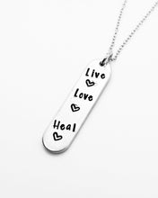 Load image into Gallery viewer, Live Love Heal Necklace