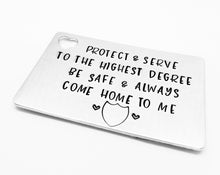 Load image into Gallery viewer, Police Wallet Card