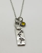 Load image into Gallery viewer, Dandelion Twisted Drop Necklace