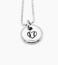 Load image into Gallery viewer, Baseball Love Necklace