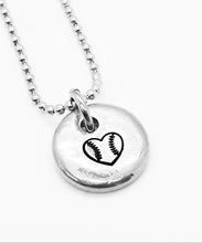 Load image into Gallery viewer, Baseball Love Necklace