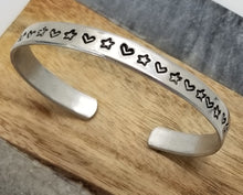 Load image into Gallery viewer, Heart & Stars Cuff