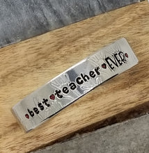 Load image into Gallery viewer, Best Teacher Ever Cuff