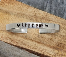 Load image into Gallery viewer, Army Mom Cuff