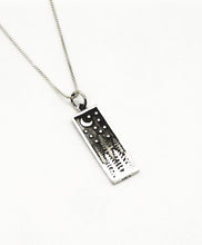 Load image into Gallery viewer, Sterling Night Sky Necklace