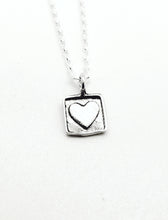 Load image into Gallery viewer, Sterling Baby Heart Necklace