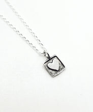 Load image into Gallery viewer, Sterling Baby Heart Necklace