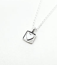 Load image into Gallery viewer, Sterling Baby Heart Necklace