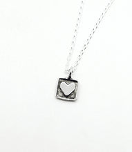 Load image into Gallery viewer, Sterling Baby Heart Necklace
