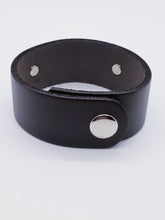 Load image into Gallery viewer, Leather Statement Cuff - What You Think Is What You Become
