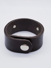 Load image into Gallery viewer, Leather Statement Cuff - Blessed
