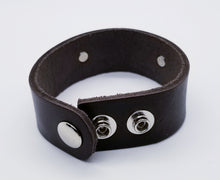 Load image into Gallery viewer, Leather Statement Cuff - Blessed
