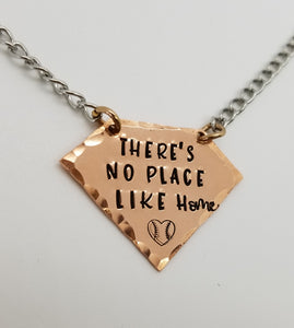 There's No Place Like Home - Home Plate Necklace