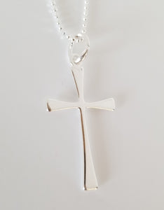 Sterling Cross Necklace