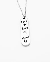 Load image into Gallery viewer, Live Love Heal Necklace
