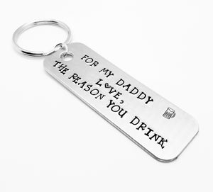 The Reason You Drink Keychain