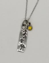 Load image into Gallery viewer, Dandelion Twisted Drop Necklace
