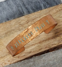 Load image into Gallery viewer, Jeremiah 29:11 Scripture Cuff
