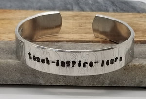 Teach-Inspire-Learn Cuff