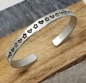 Heart & Stars Cuff