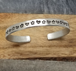 Heart & Stars Cuff