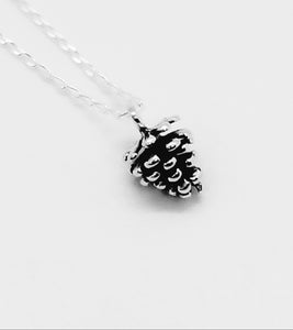 Sterling Pine Cone Necklace