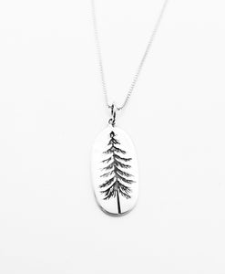 Sterling Whispering Pine Necklace