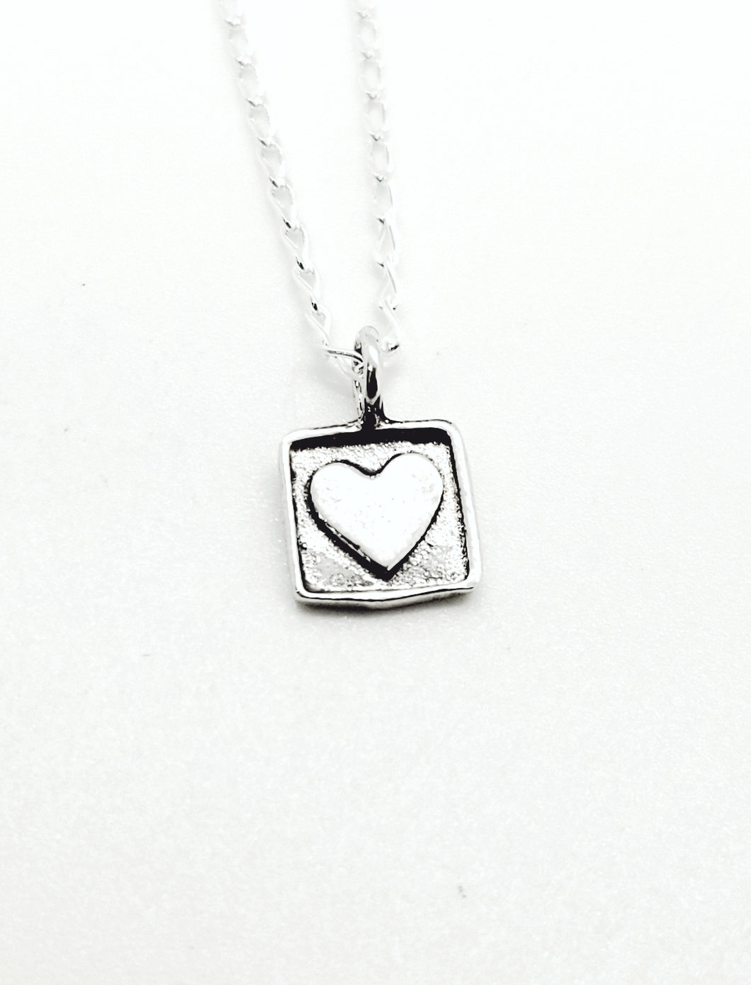 Sterling Baby Heart Necklace