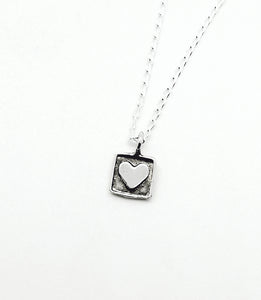 Sterling Baby Heart Necklace